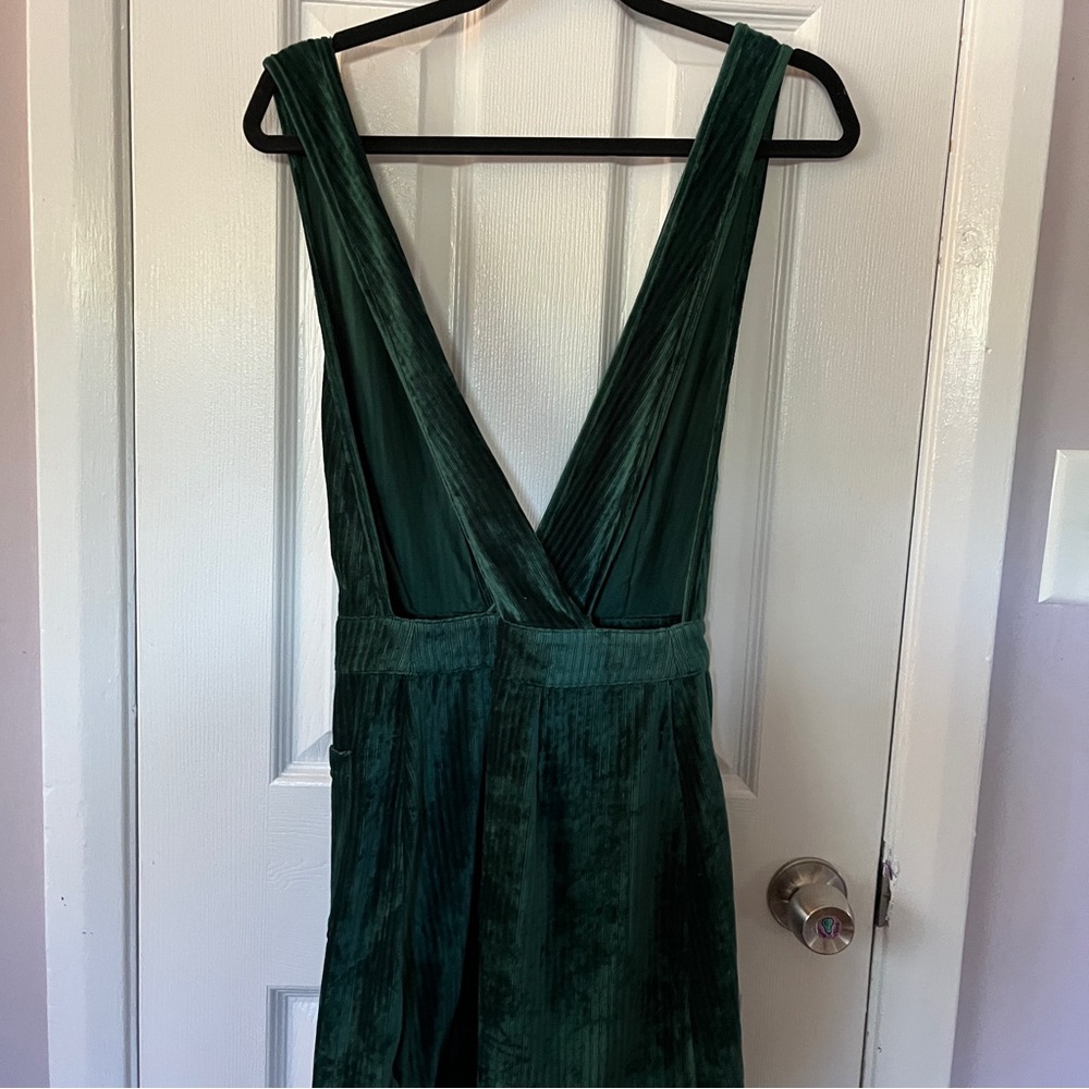 Urban Outfitters Deep Green Velvet Mini Dress - Picture 5 of 5
